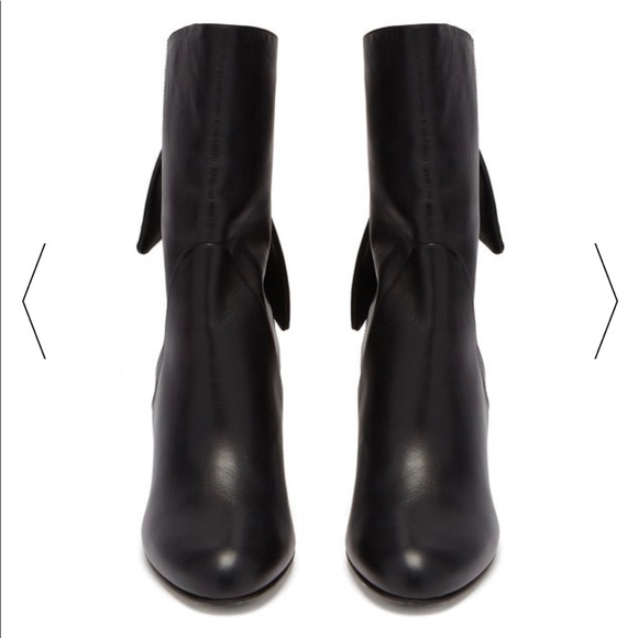 New Jimmy Choo Marlene Black Leather Boot - Picture 4 of 8